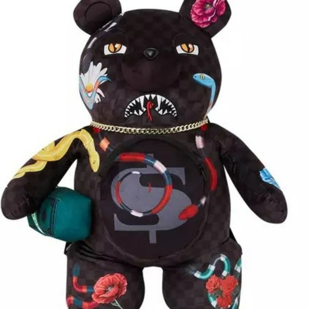 Sprayground Snakes Bear Backpack